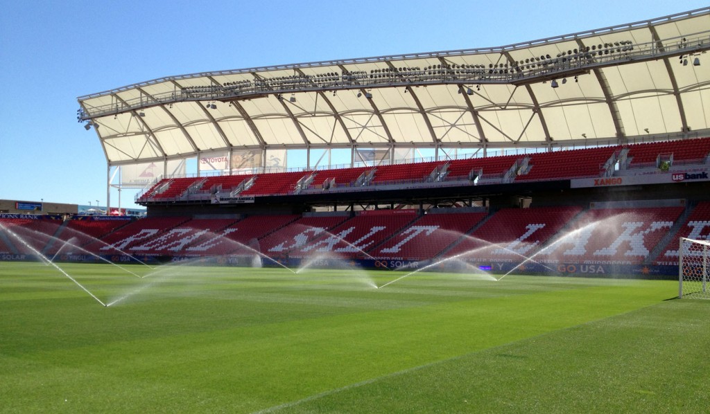 Real Salt Lake's Rio Tinto Stadium opened in October 2008 and has become known as one of the toughest places to play in Major League Soccer. (Photo: Liviu Bird/SoccerWire.com)