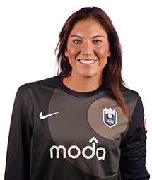 Seattle Reign goalkeeper Hope Solo