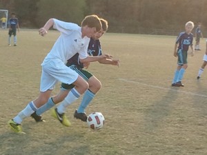 Under-14 action during the Boys Weekend of the 2012 Capital Fall Classic.