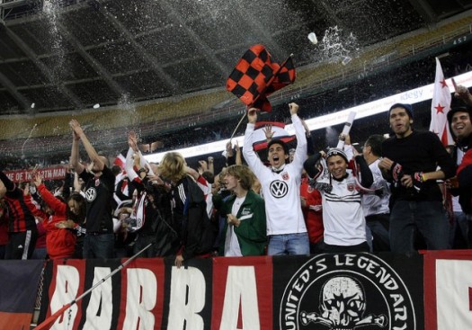 DC United Beer Shower - Photo Credit: Tony Quinn