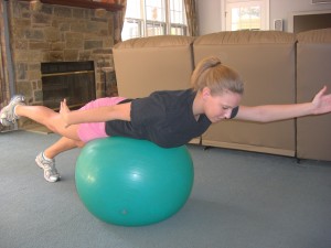 Core strength ball