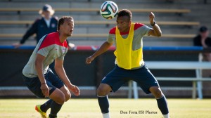 Timothy-Chandler,-Julian-Green-in-USMNT-training