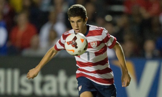 Christian Pulisic. Courtesy of U.S. Soccer.