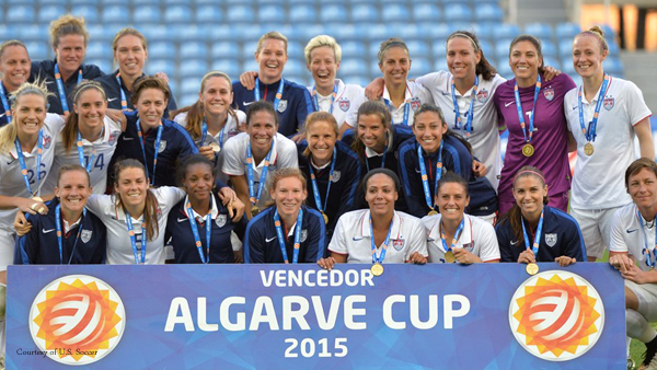 uswnt-algarve-champs-pose Strikers Logo
