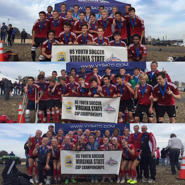 Loudoun Soccer sets club record, earns three State Cup titles SoccerWire