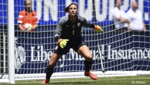 Chicago, IL - July 9, 2016: The U.S. Women's National team defeat South Africa 1-0 during an international friendly game at Soldier field.