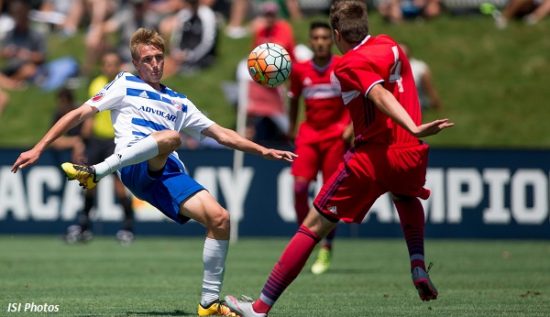 Carson, CA - July 14, 2016: FC Dallas U-15/16s advanced to the 2016 U.S. Soccer Development Academy Final thanks to a 1-0 victory against the Chicago Fire U-15/16.