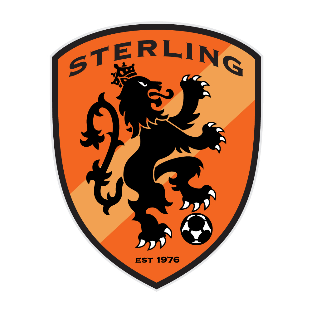 STERLING_SOCCER_050218_PRIMARY_BLACK-ORANGE Sterling Soccer Club Logo