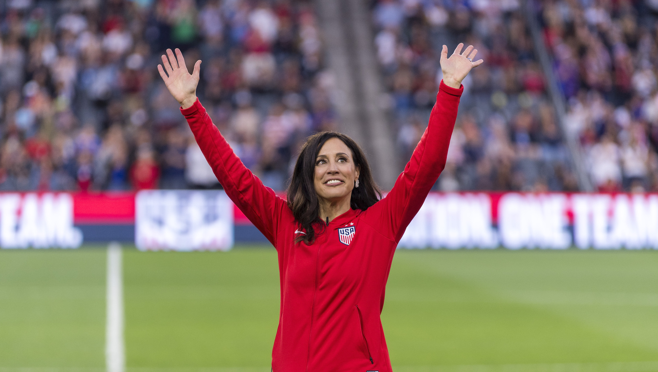 USWNT fans cheering for their team in 2025