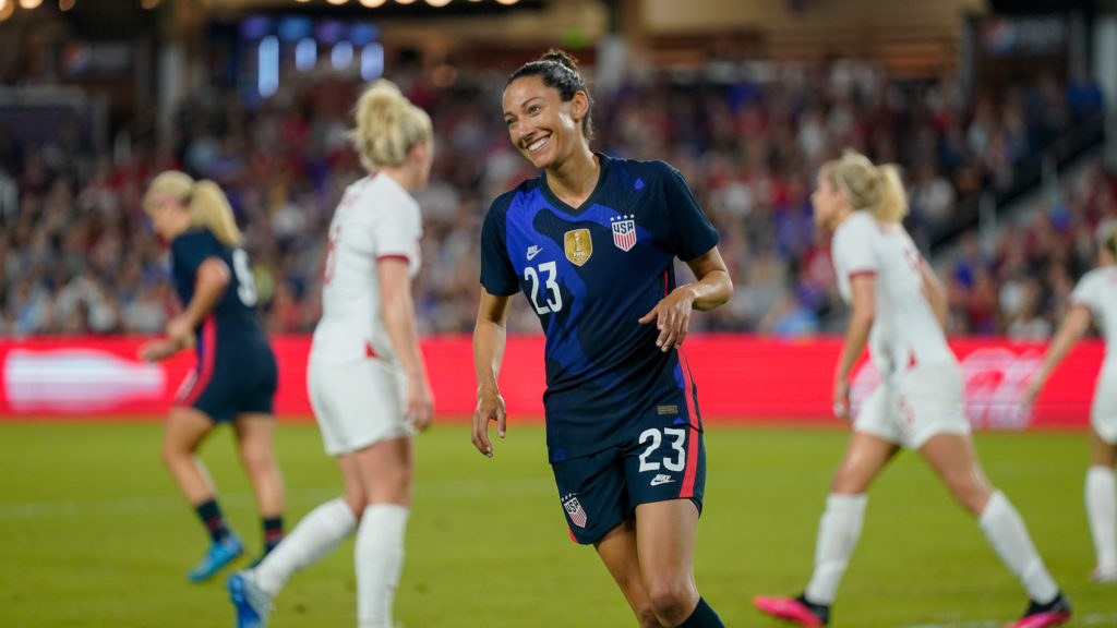 USWNT begins SheBelieves Cup with 20 victory over England SoccerWire