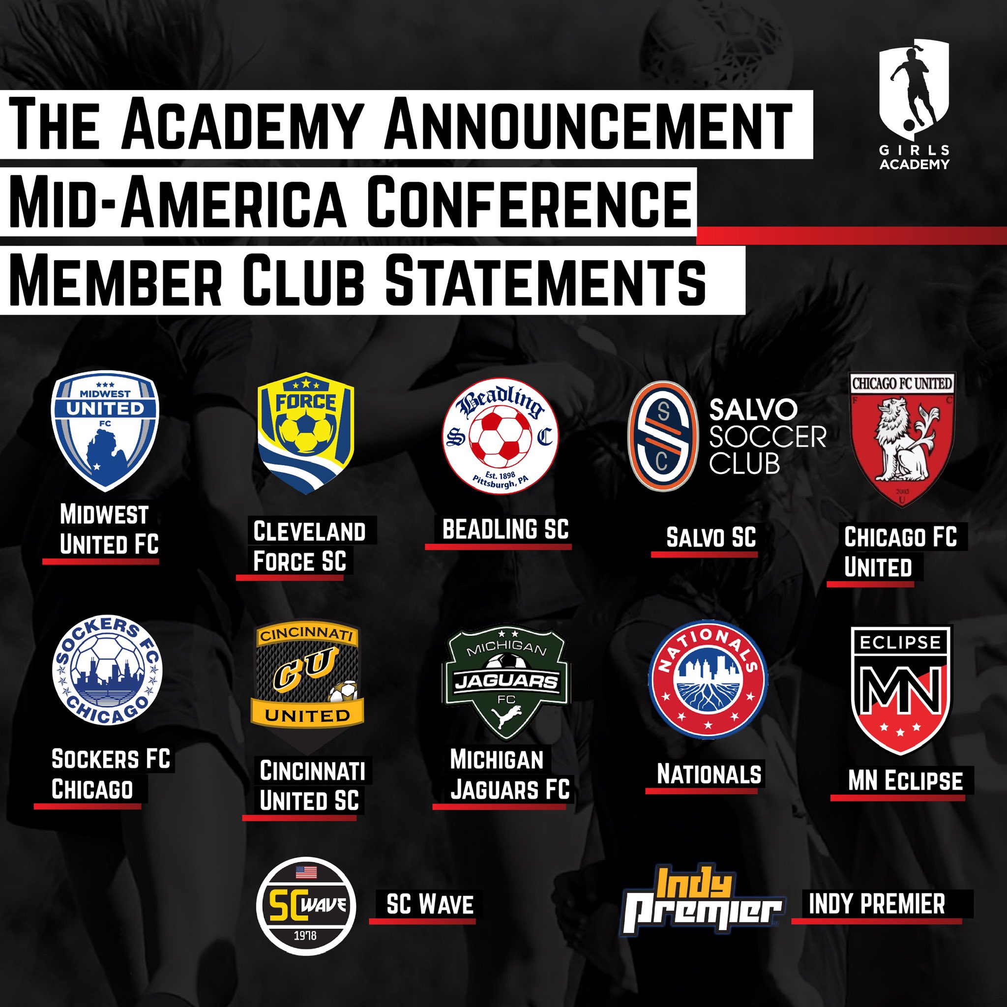 Girls Academy League Unveils Initial Conference Alignment First Wave Of Clubs - Soccerwire