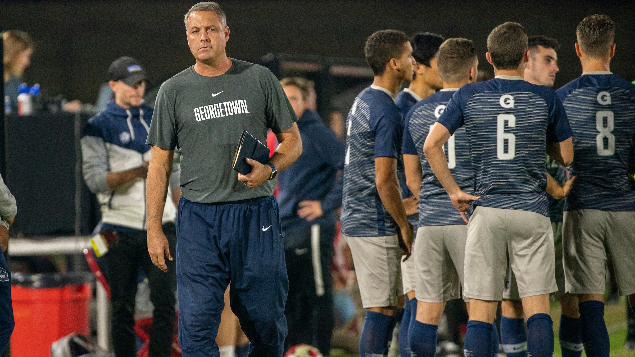 Georgetown mens soccer program signs eight incoming recruits