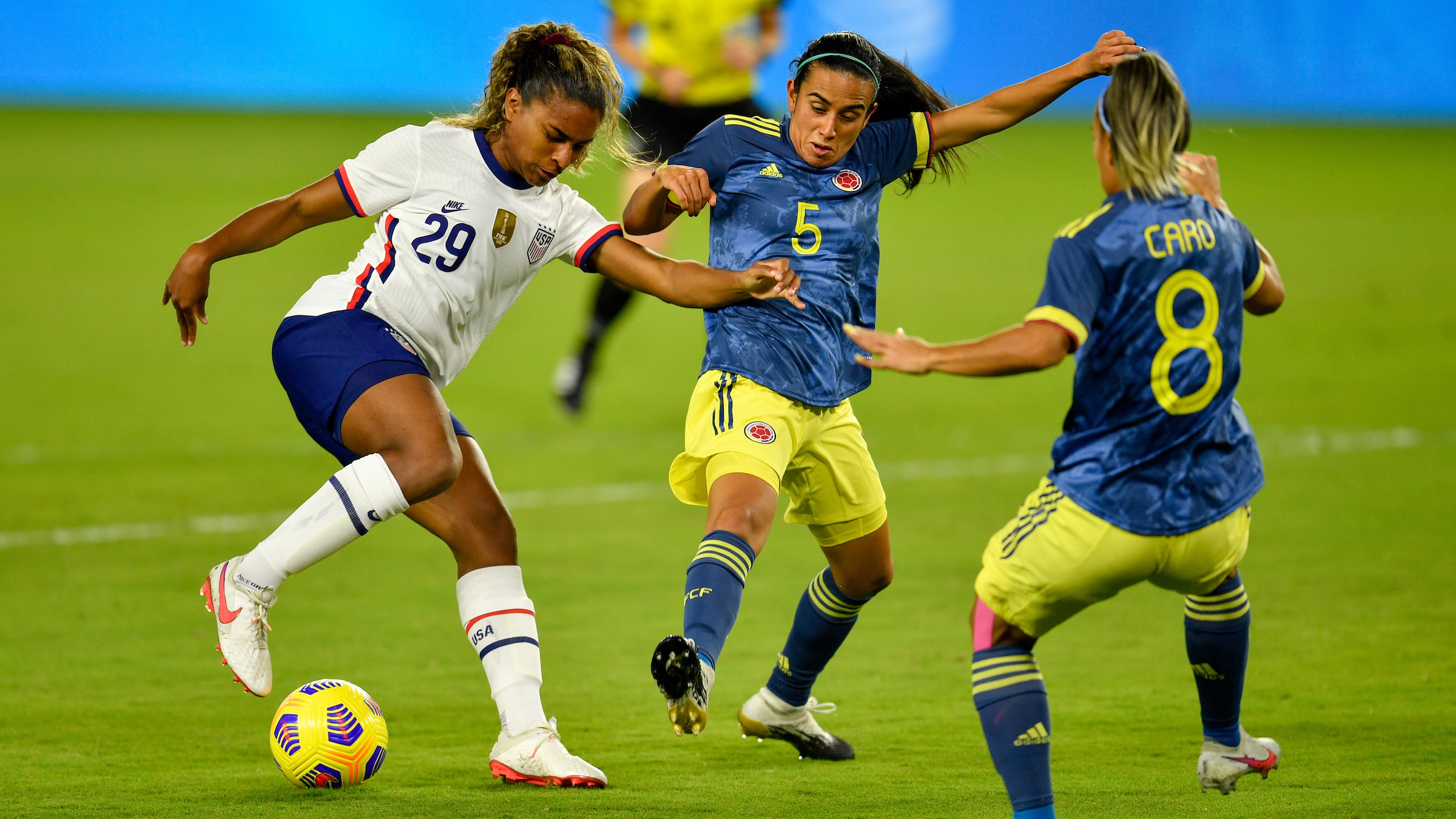 Young Players Score First Career Goals As Uswnt Routs Colombia 6 0 Soccerwire