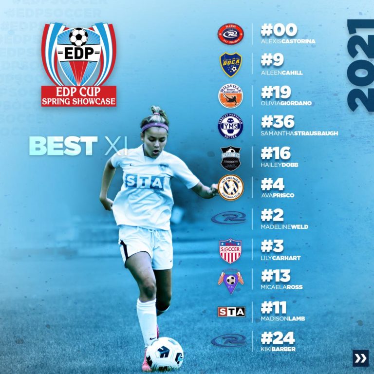 EDP Cup Spring Showcase 2021 Girls Best XI SoccerWire