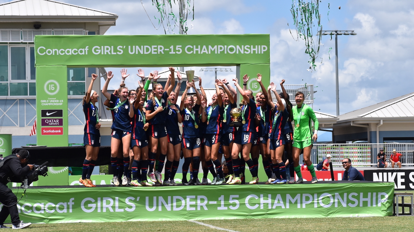 USA captures Concacaf U-15 Girls' Championship title with 4-1 win over  Canada - SoccerWire
