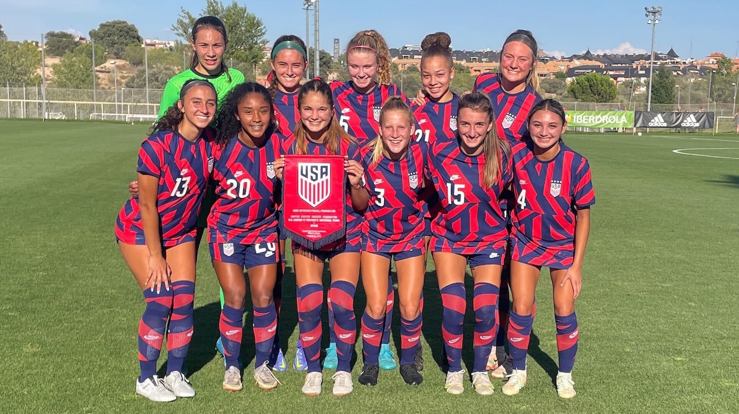 Inconsistent Fly kite academic U.S. U-17 Women's Youth National Team kicks off European trip with 2-0 win  over Spain - SoccerWire