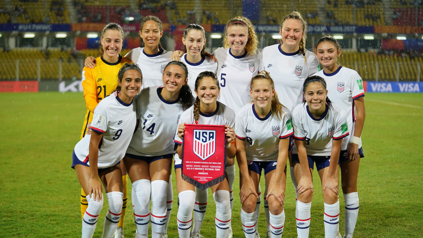 USA defeats Morocco 40 to claim first place in Group A at FIFA U17