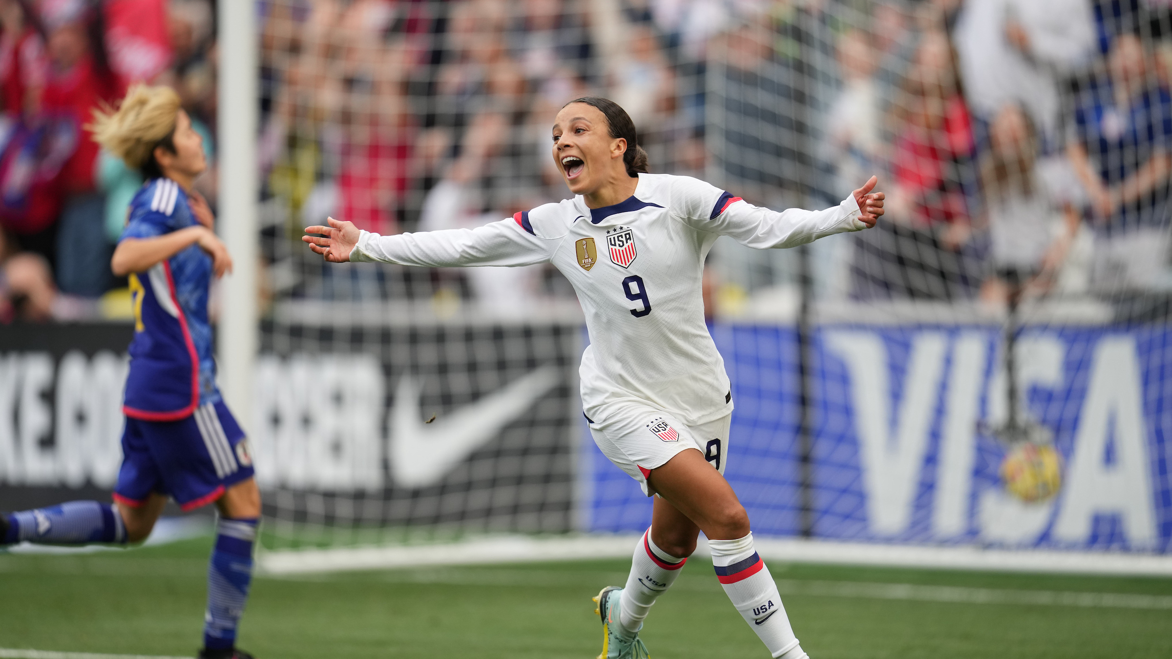 USWNT defeats Japan in SheBelieves Cup as Mallory Swanson scores game