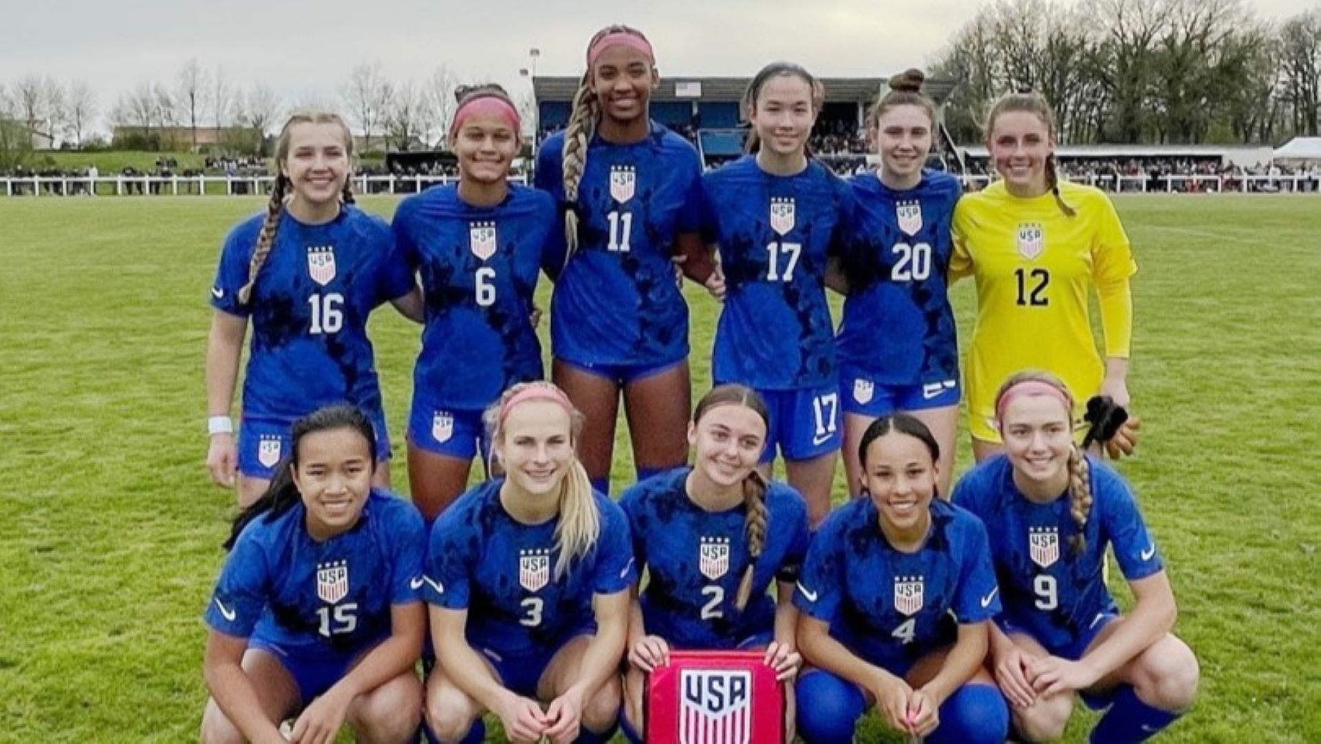 L’équipe nationale féminine U-16 des États-Unis a battu la France 3-0