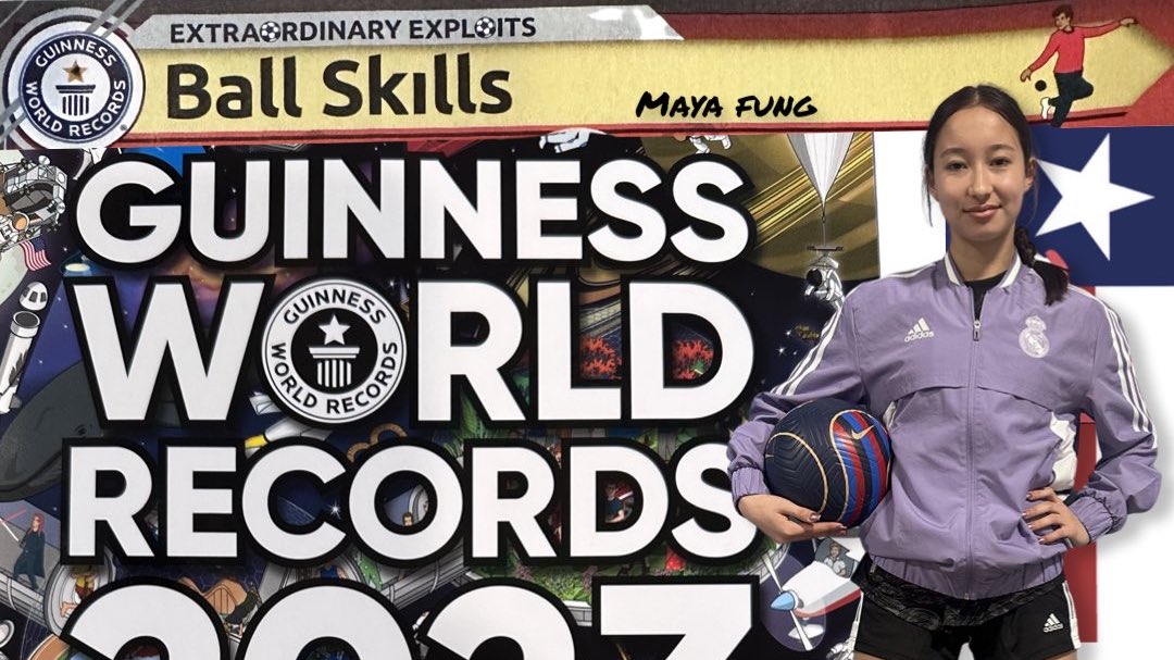 SoccerWire Featured Player Maya Fung enters Guinness World Book of Records