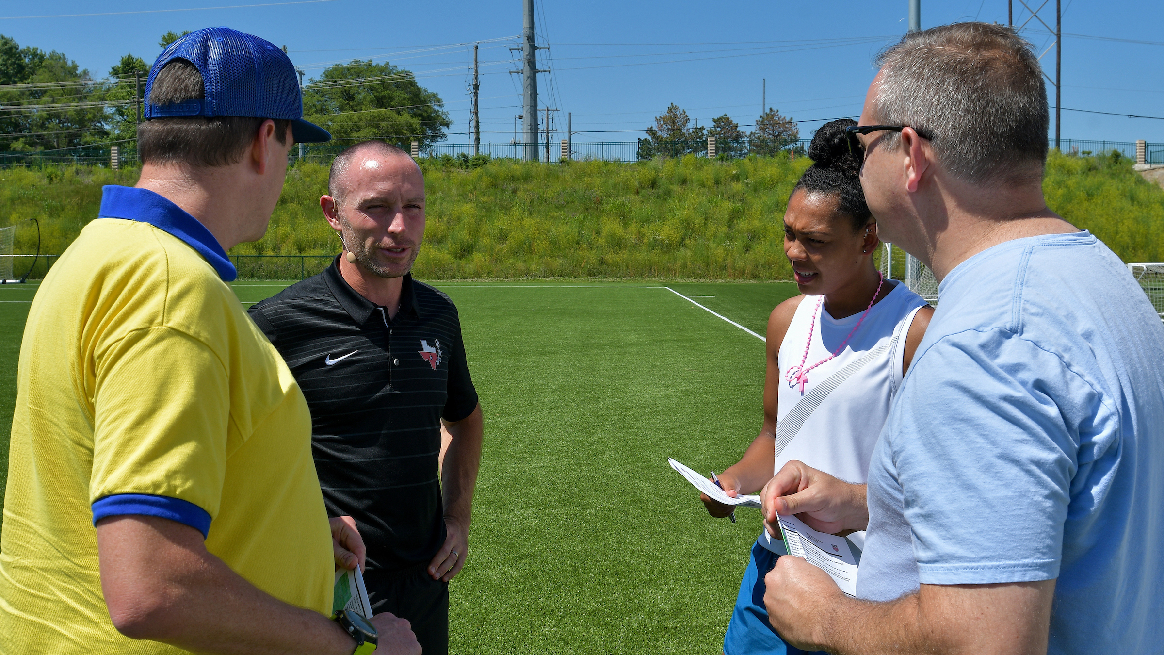 Games Go Much Better When Opposing Coaches Greet One Another Before Kickoff