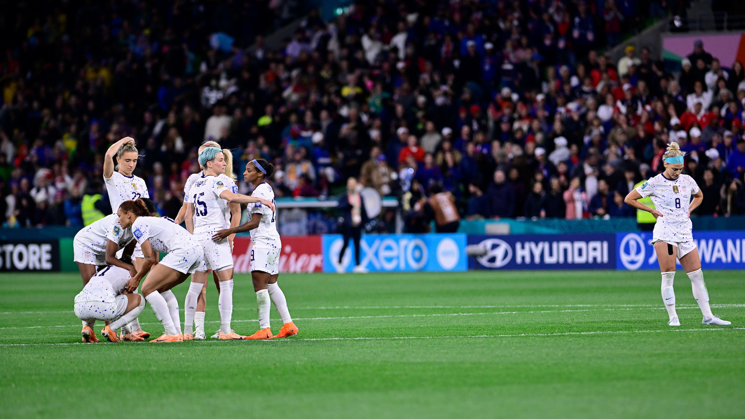 US loses to Sweden on penalty kicks in its earliest Women's World