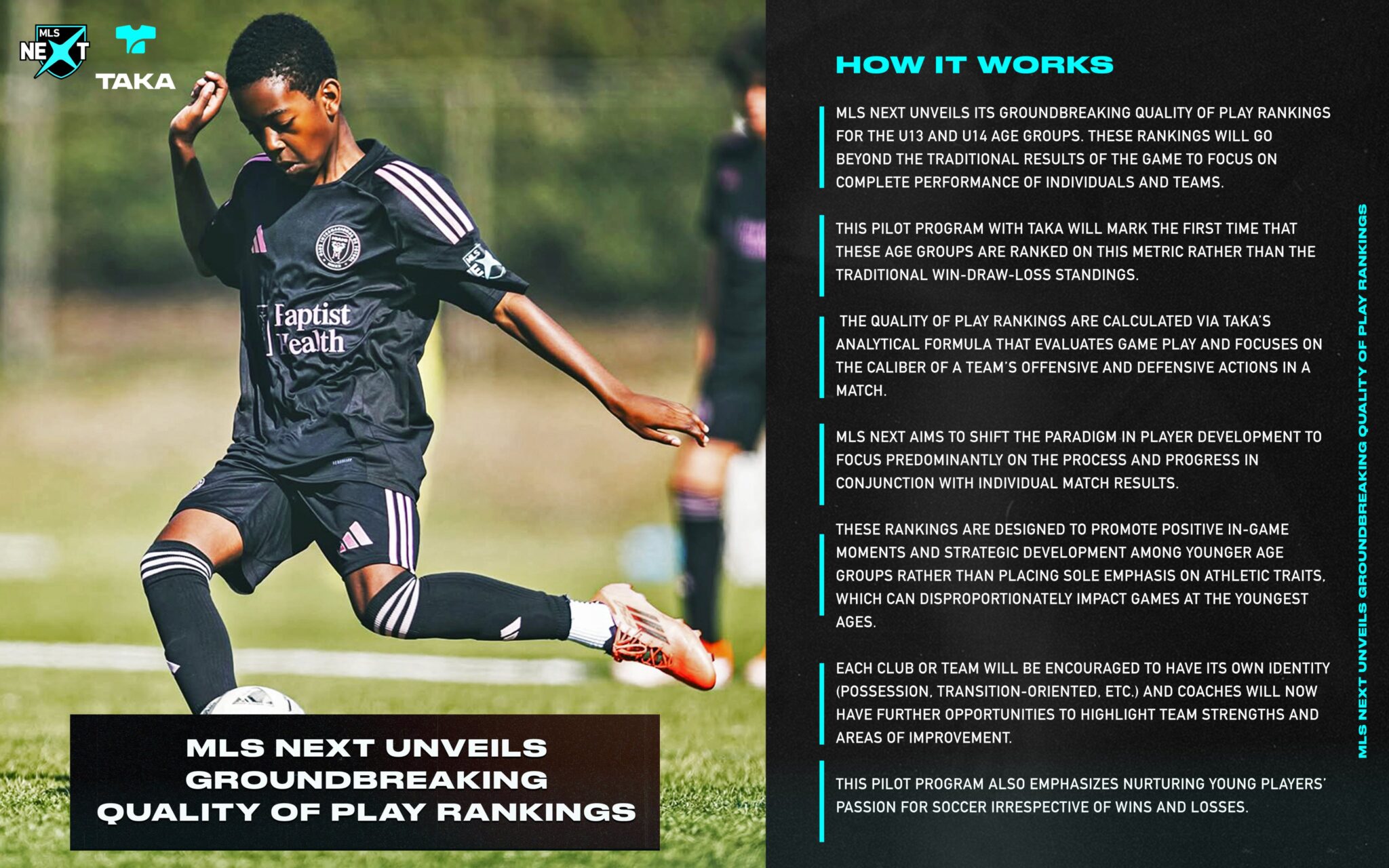 MLS NEXT debuts Quality of Play Rankings for U13-U14 age groups